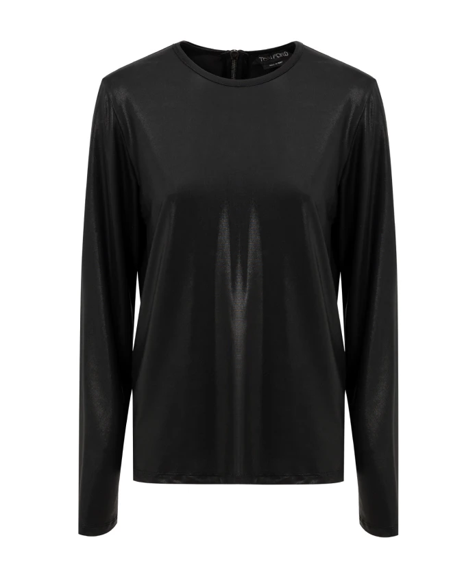 Рубашка с длинными рукавами и круглым вырезом Tom Ford, черный
Рубашка с длинными рукавами и круглым вырезом Tom Ford, черный