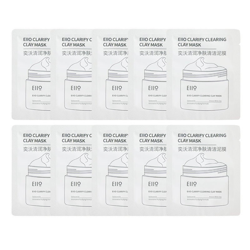 EIIO Белая глиняная маска для лица портативный дорожный набор увлажняющая, против жирности и очищающая 5г*10
EIIO Белая глиняная маска для лица портативный дорожный набор увлажняющая, против жирности и очищающая 5г*10