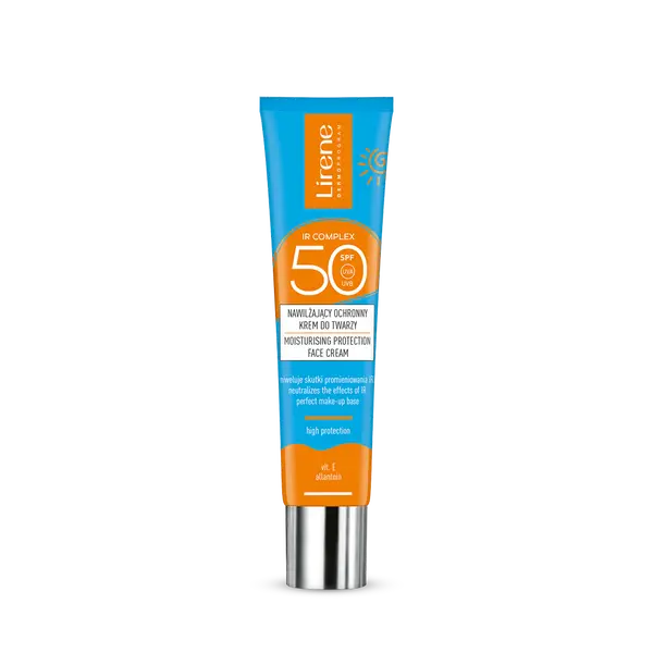Увлажняющий защитный крем для лица с spf50, 40 мл Lirene Sun 
Увлажняющий защитный крем для лица с spf50, 40 мл Lirene Sun