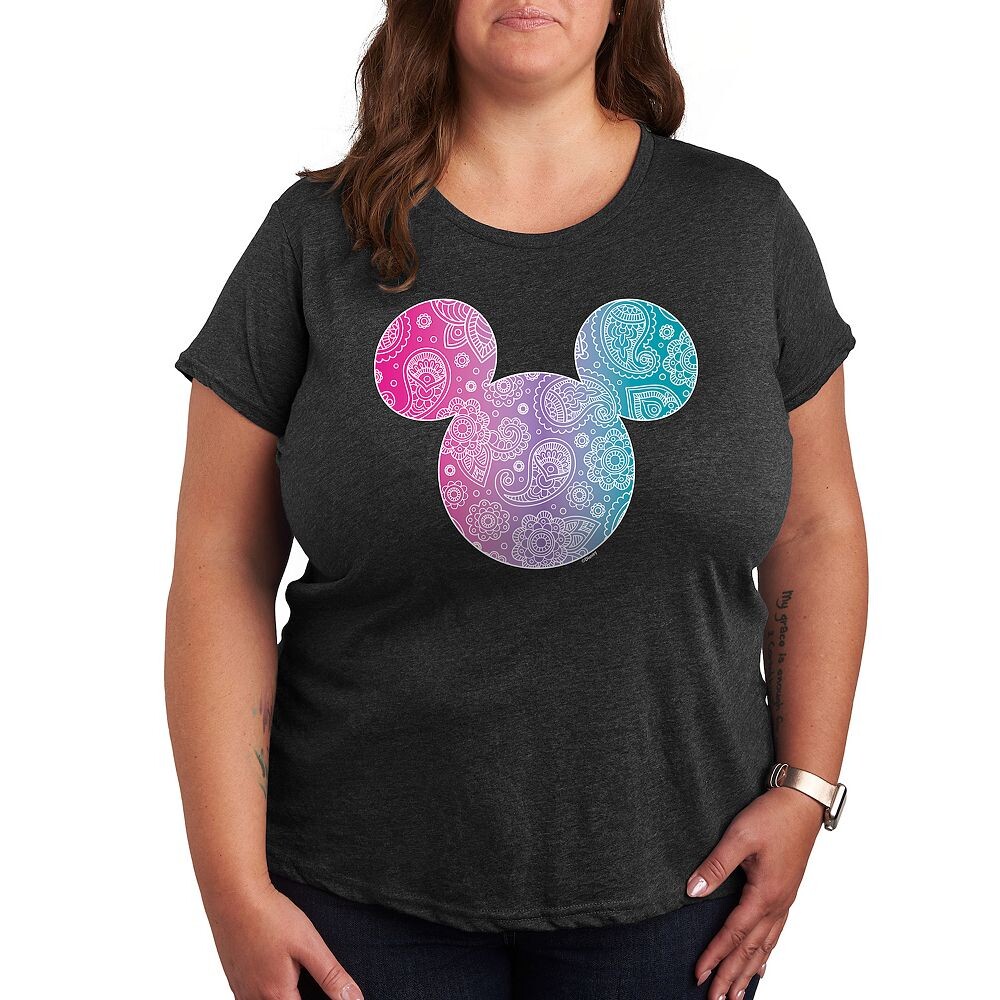 Футболка Disney's Mickey Mouse Plus с рисунком банданы и графическим рисунком, цвет Heather Charcoal
Футболка Disney's Mickey Mouse Plus с рисунком банданы и графическим рисунком, цвет Heather Charcoal