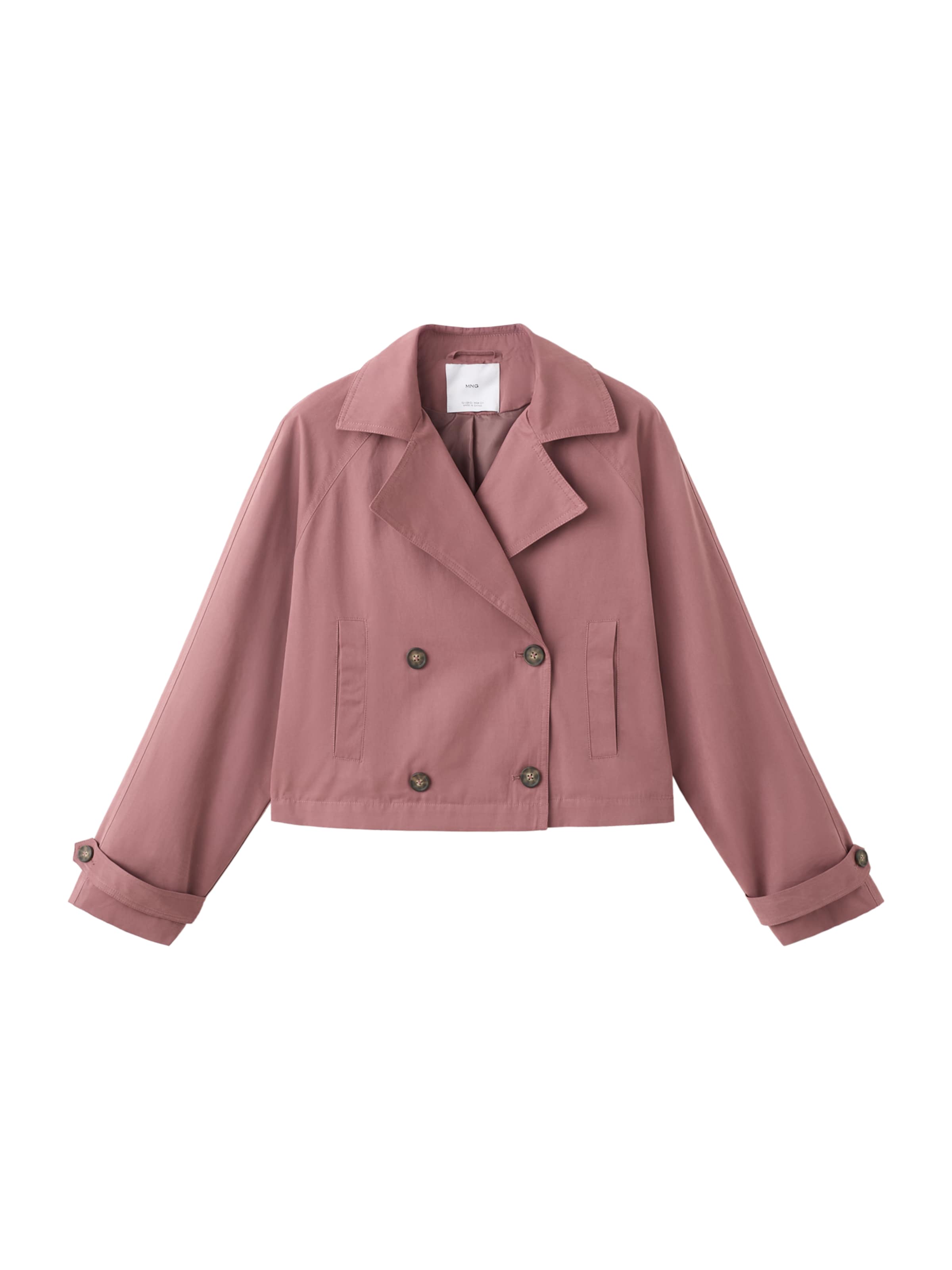 MANGO TEEN Межсезонное пальто 'Rosa' в приглушенно-розовом цвете
MANGO TEEN Межсезонное пальто 'Rosa' в приглушенно-розовом цвете