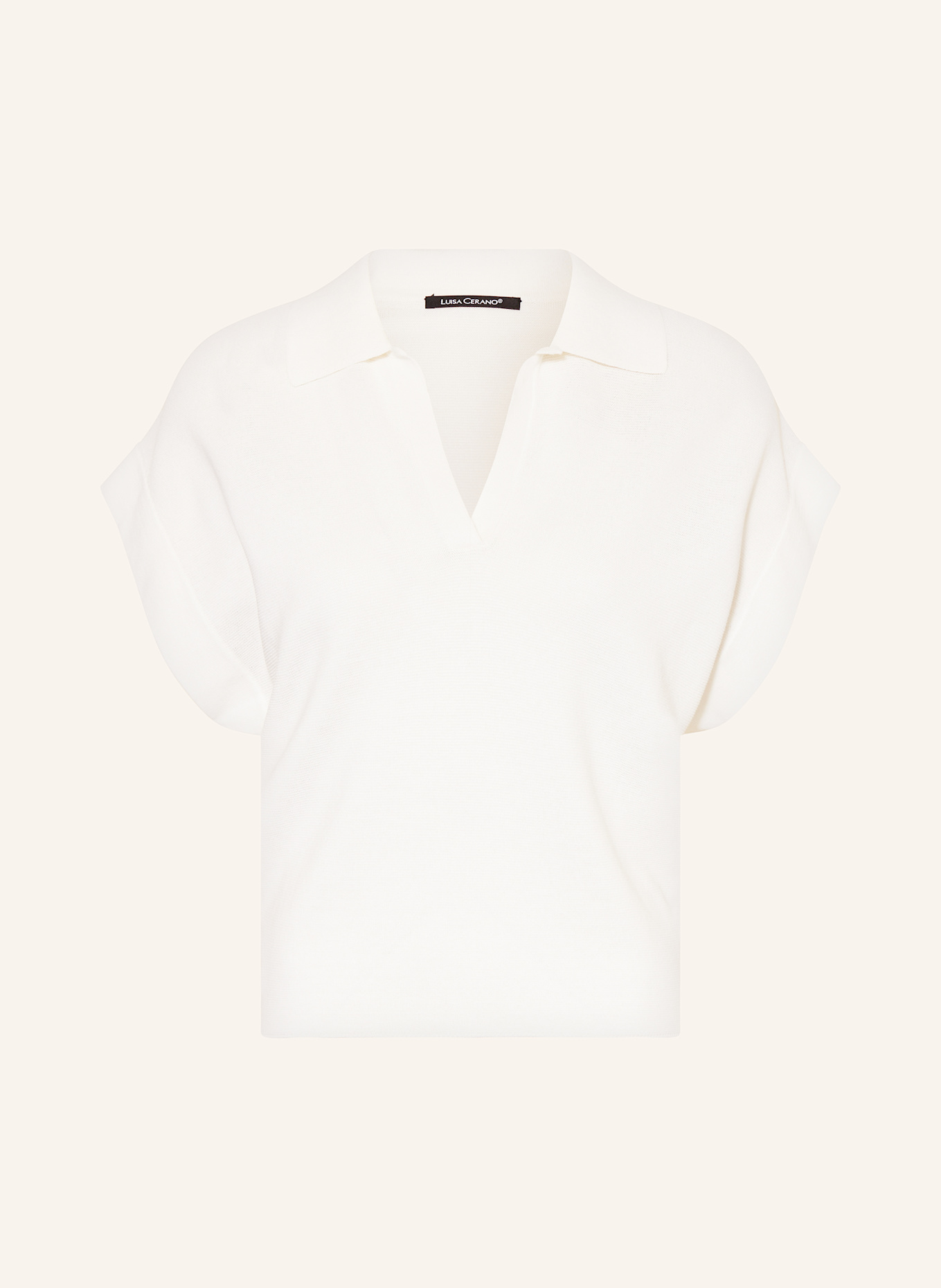 Трикотажная рубашка поло Luisa Cerano, белый 
Трикотажная рубашка поло Luisa Cerano, белый