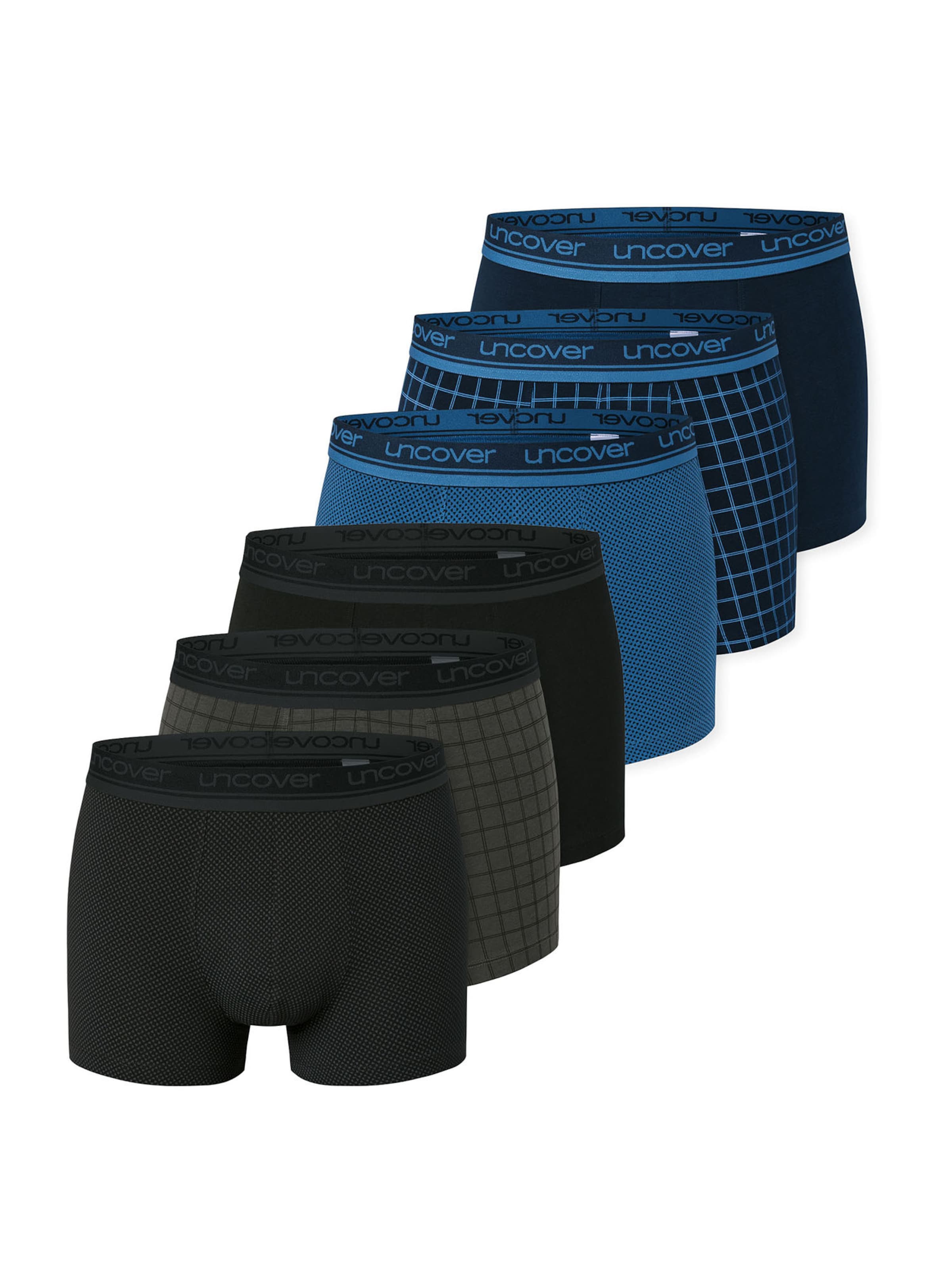 Uncover by SCHIESSER Боксеры 'Cotton Series' в цветах Blue, Dark Blue, Anthracite, Black
Uncover by SCHIESSER Боксеры 'Cotton Series' в цветах Blue, Dark Blue, Anthracite, Black