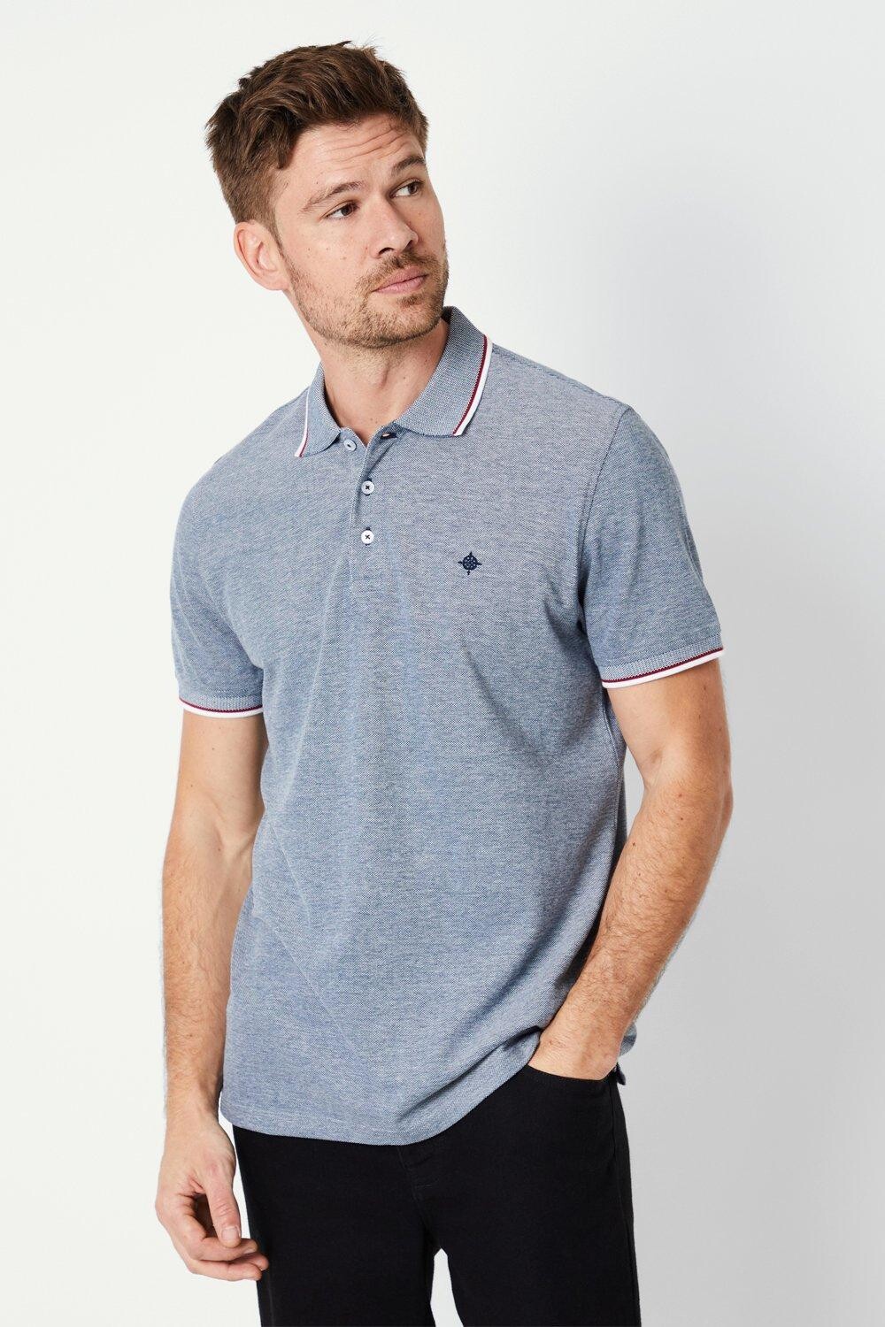 Рубашка-поло с наконечником «птичий глаз» Debenhams, темно-синий
Рубашка-поло с наконечником «птичий глаз» Debenhams, темно-синий