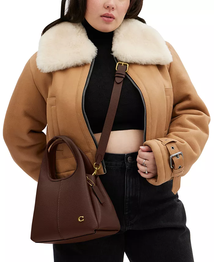 Лана 23 Маленькая кожаная сумка через плечо цвета polished pebble COACH, коричневый
Лана 23 Маленькая кожаная сумка через плечо цвета polished pebble COACH, коричневый