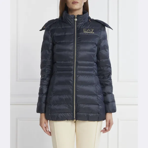 Бушлат стандартного кроя Ea7, синий
Бушлат стандартного кроя Ea7, синий