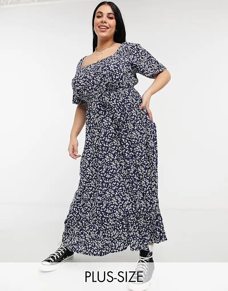 Платье миди Cotton On Curve с черным цветочным принтом
Платье миди Cotton On Curve с черным цветочным принтом