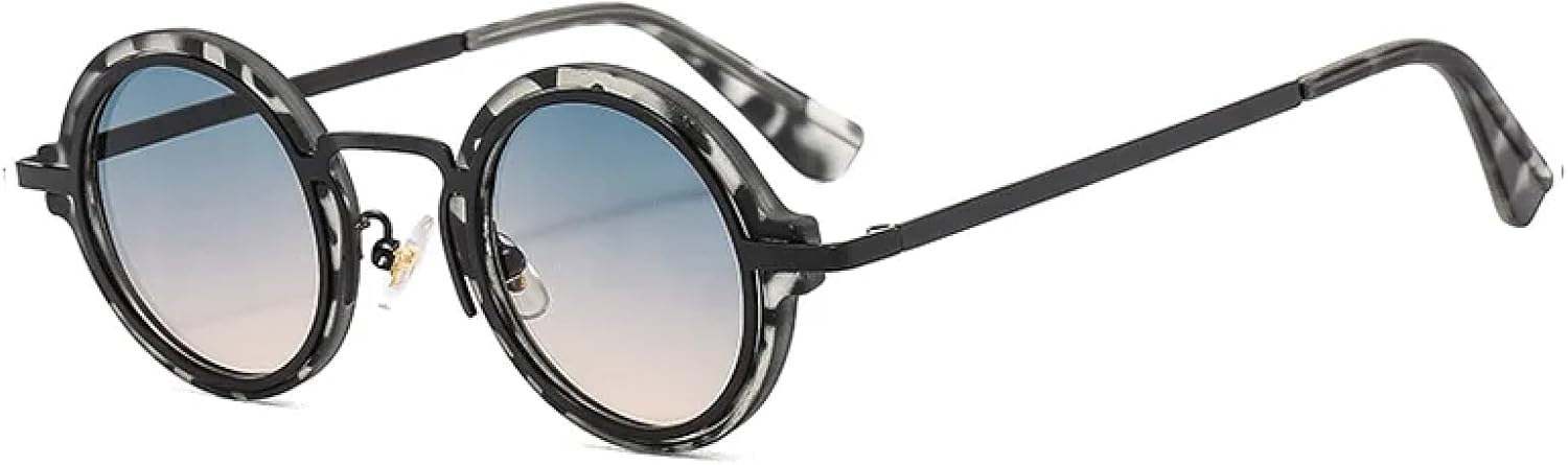 Маленькие круглые солнцезащитные очки для женщин в стиле панк, градиентные очки для мужчин, солнцезащитные очки зеленого чая с защитой от УФ-излучения UV400, металлические DSVIGF, Ink Greentea
Маленькие круглые солнцезащитные очки для женщин в стиле панк, градиентные очки для мужчин, солнцезащитные очки зеленого чая с защитой от УФ-излучения UV400, металлические DSVIGF, Ink Greentea