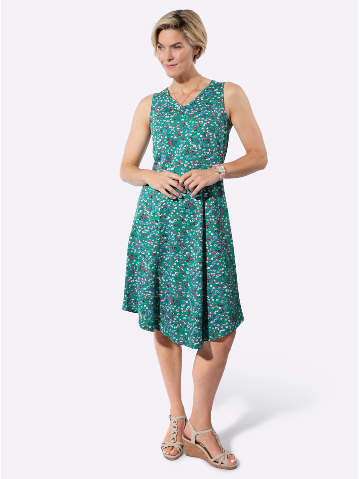 Летнее платье с изумрудно-фуксиевым принтом WITT WEIDEN
Летнее платье с изумрудно-фуксиевым принтом WITT WEIDEN