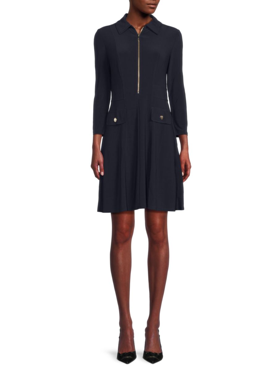 Платье с частичной молнией спереди Tommy Hilfiger, темно-синий
Платье с частичной молнией спереди Tommy Hilfiger, темно-синий