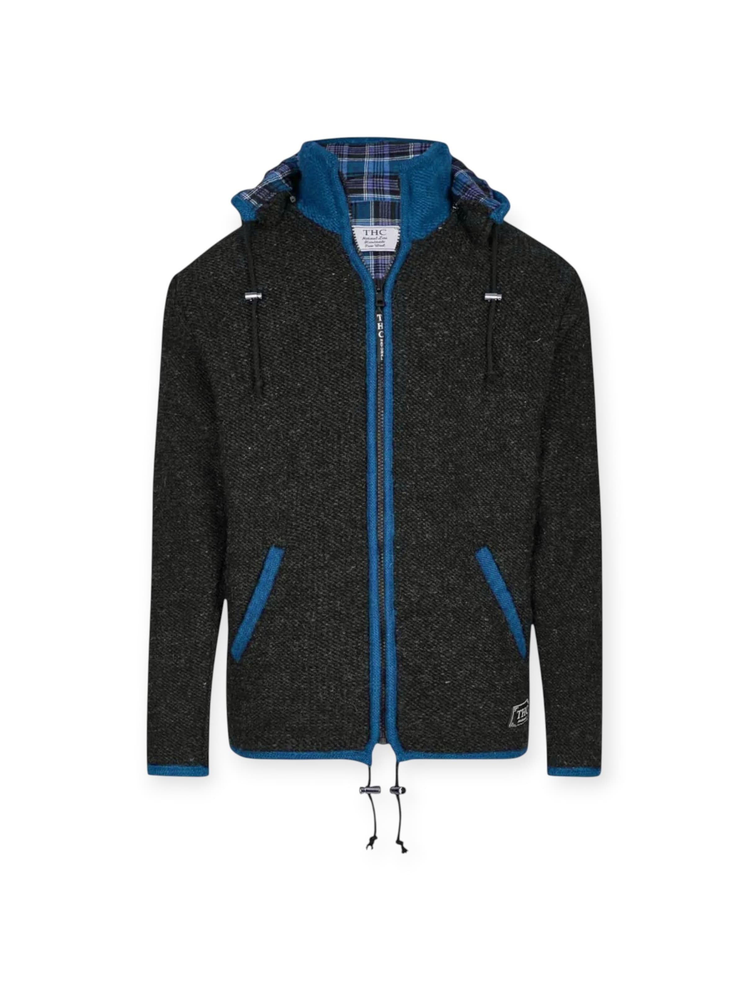 THC Natural Line Кардиган 'THC 808' в крапчатом черном цвете
THC Natural Line Кардиган 'THC 808' в крапчатом черном цвете