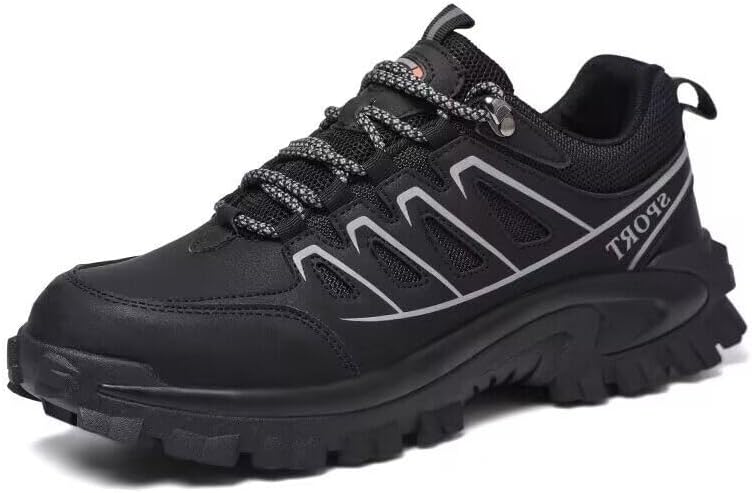 Мужские защитные туфли с стальным носком, низкий вырез, проколостойкие, кроссовки для промышленного строительства, маслостойкая, противоскользящая резиновая подошва, синтетическая кожа, черные, размер US Flowergirr
Мужские защитные туфли с стальным носком, низкий вырез, проколостойкие, кроссовки для промышленного строительства, маслостойкая, противоскользящая резиновая подошва, синтетическая кожа, черные, размер US Flowergirr