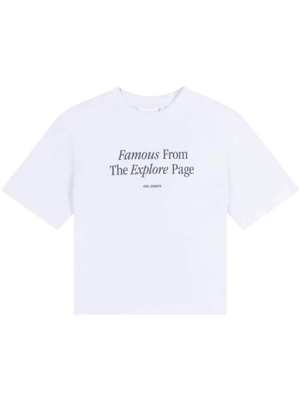 Футболка Famous с принтом Axel Arigato, белый
Футболка Famous с принтом Axel Arigato, белый