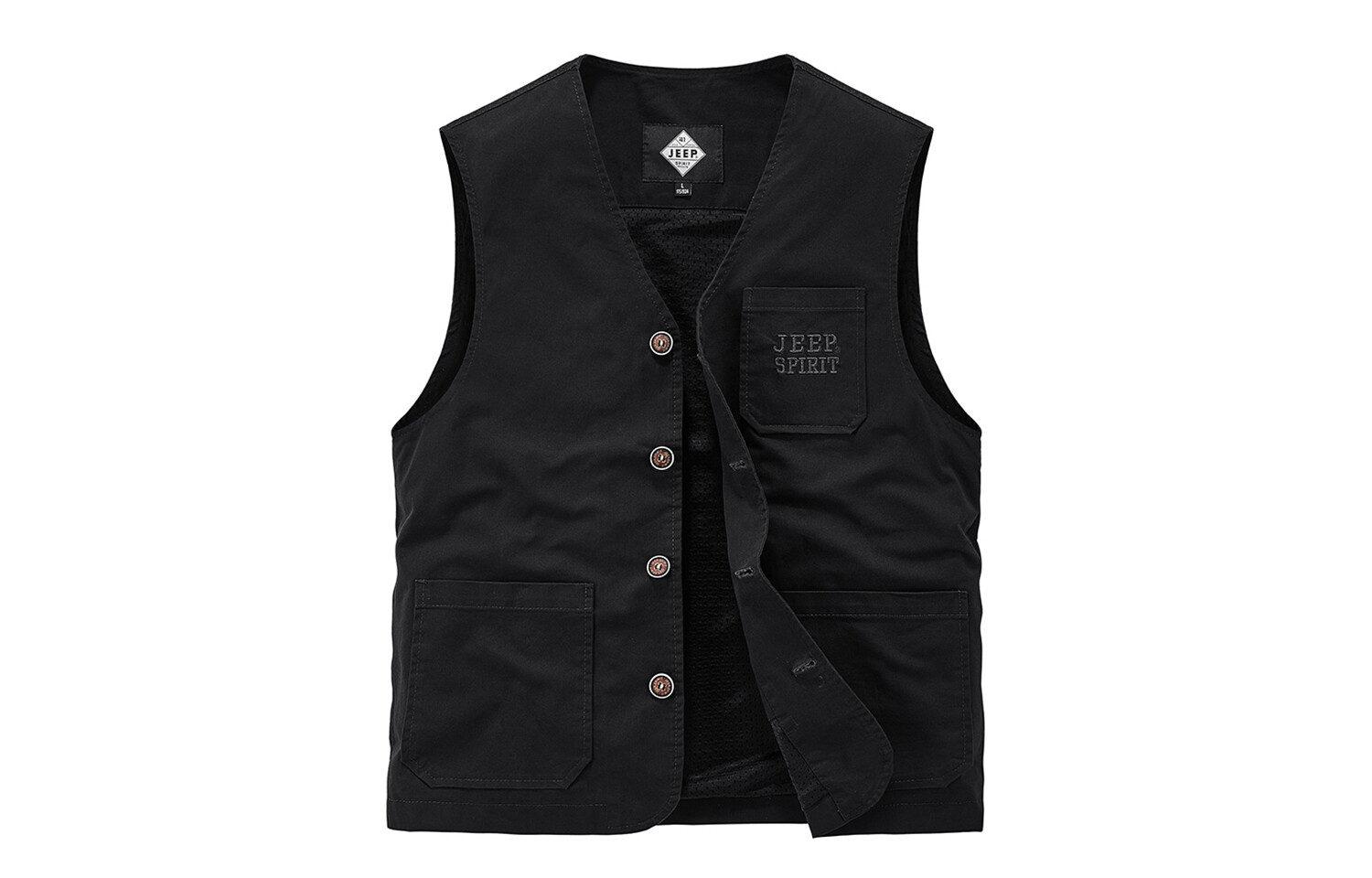 Жилет унисекс Jeep Spirit, хаки
Жилет унисекс Jeep Spirit, хаки