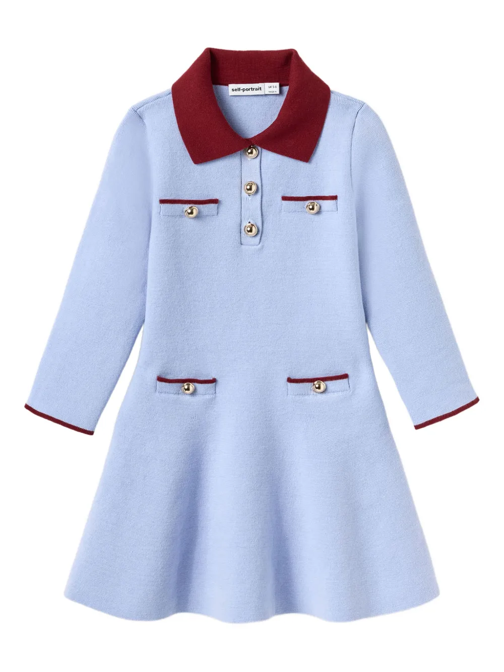 Платье с воротником-поло и пуговицами Self-Portrait Kids
Платье с воротником-поло и пуговицами Self-Portrait Kids