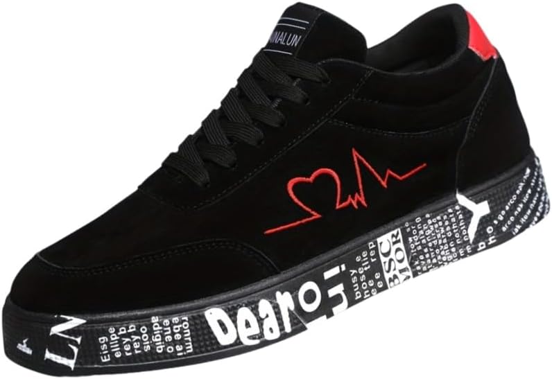 Мужские кроссовки большого размера, дышащие, модные и повседневные спортивные - дизайн с рисунком «Сердце и музыка», круглый носок, комфортные для повседневной носки Fusecottc, черный
Мужские кроссовки большого размера, дышащие, модные и повседневные спортивные - дизайн с рисунком «Сердце и музыка», круглый носок, комфортные для повседневной носки Fusecottc, черный