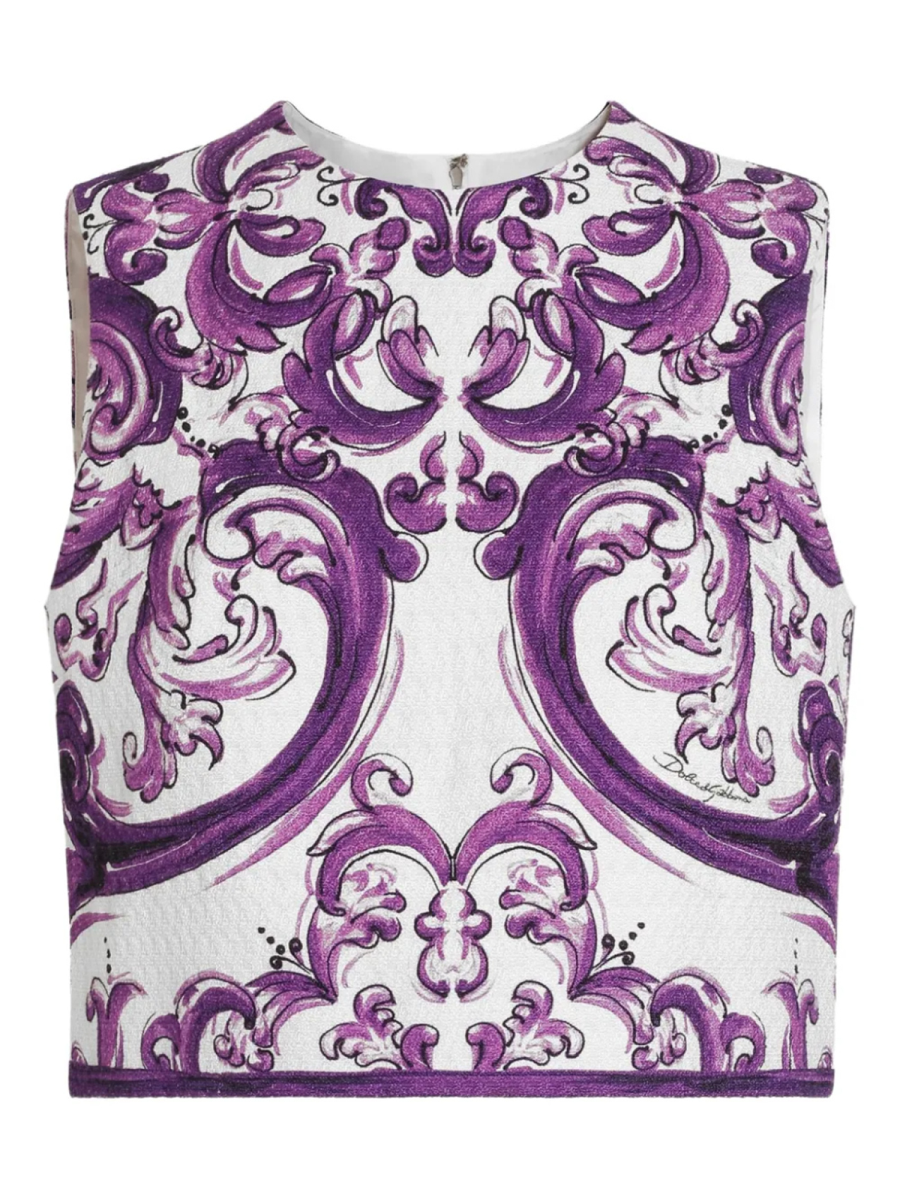 Dolce & Gabbana топ с принтом Majolica, белый
Dolce & Gabbana топ с принтом Majolica, белый