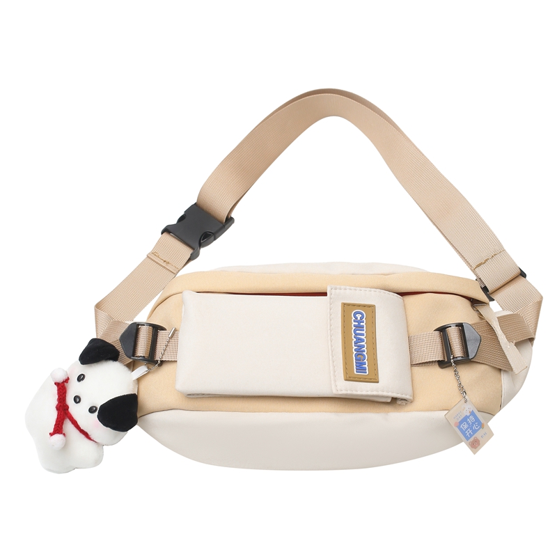 Нейлоновая наплечная сумка-слинг через плечо унисекс черный/зеленый/красный/экрю Deli Bear, черный с подвеской
Нейлоновая наплечная сумка-слинг через плечо унисекс черный/зеленый/красный/экрю Deli Bear, черный с подвеской