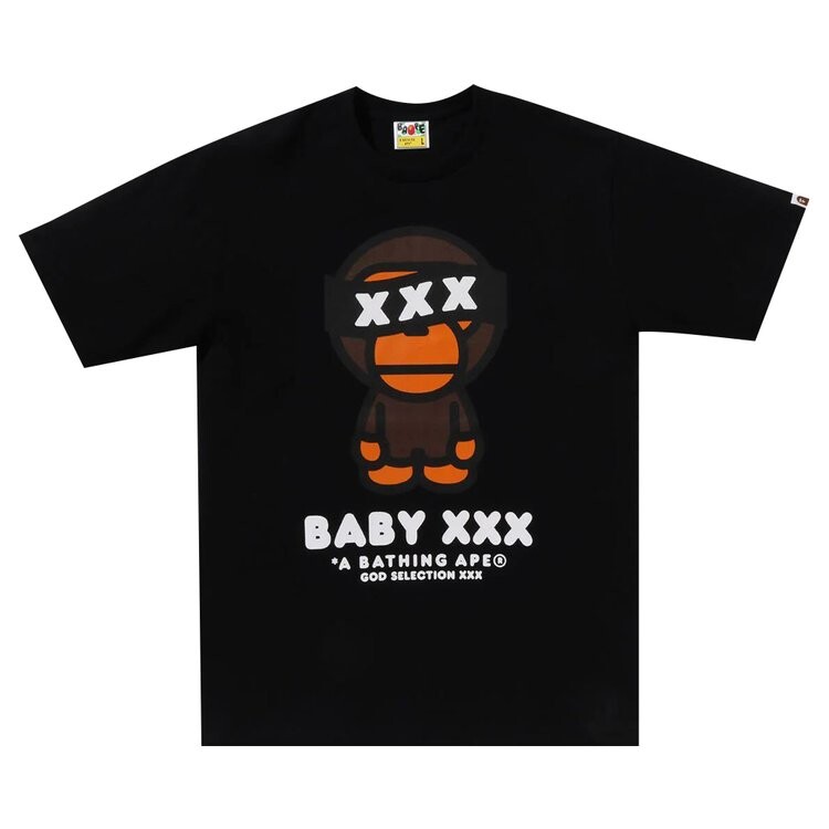 Футболка BAPE x God Selection XXX Baby Milo Tee, черный
Футболка BAPE x God Selection XXX Baby Milo Tee, черный