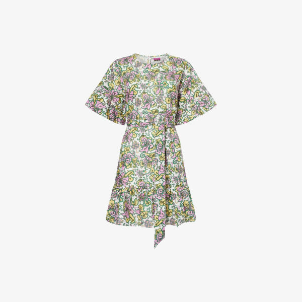 Платье короткое Heidi Klein Kings Road с поясом, зеленый / розовый
Платье короткое Heidi Klein Kings Road с поясом, зеленый / розовый