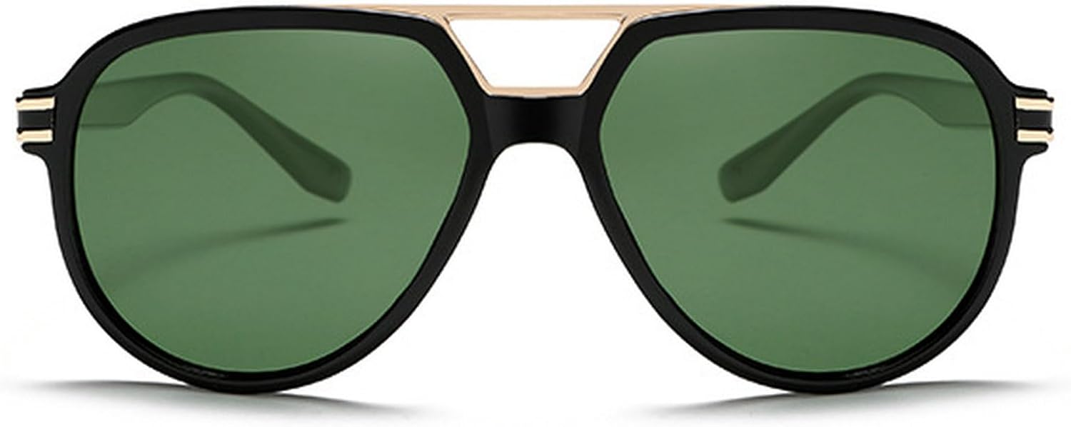 Ретро-солнцезащитные очки-пилот для женщин, стильные солнцезащитные очки в стиле 90-х, легкие овальные очки, модные солнцезащитные очки для мужчин с защитой от УФ-излучения mincl, Green
Ретро-солнцезащитные очки-пилот для женщин, стильные солнцезащитные очки в стиле 90-х, легкие овальные очки, модные солнцезащитные очки для мужчин с защитой от УФ-излучения mincl, Green