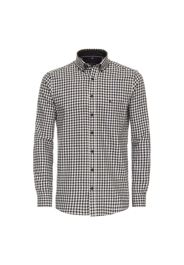 Рубашка свободного кроя в клетку Casamoda, серый
Рубашка свободного кроя в клетку Casamoda, серый