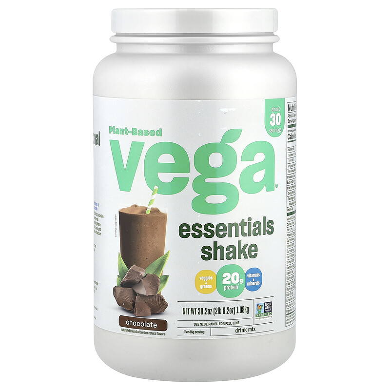 Vega, Растительный коктейль Essentials, шоколад, 1,08 кг (2 фунта 6,2 унции)
Vega, Растительный коктейль Essentials, шоколад, 1,08 кг (2 фунта 6,2 унции)
