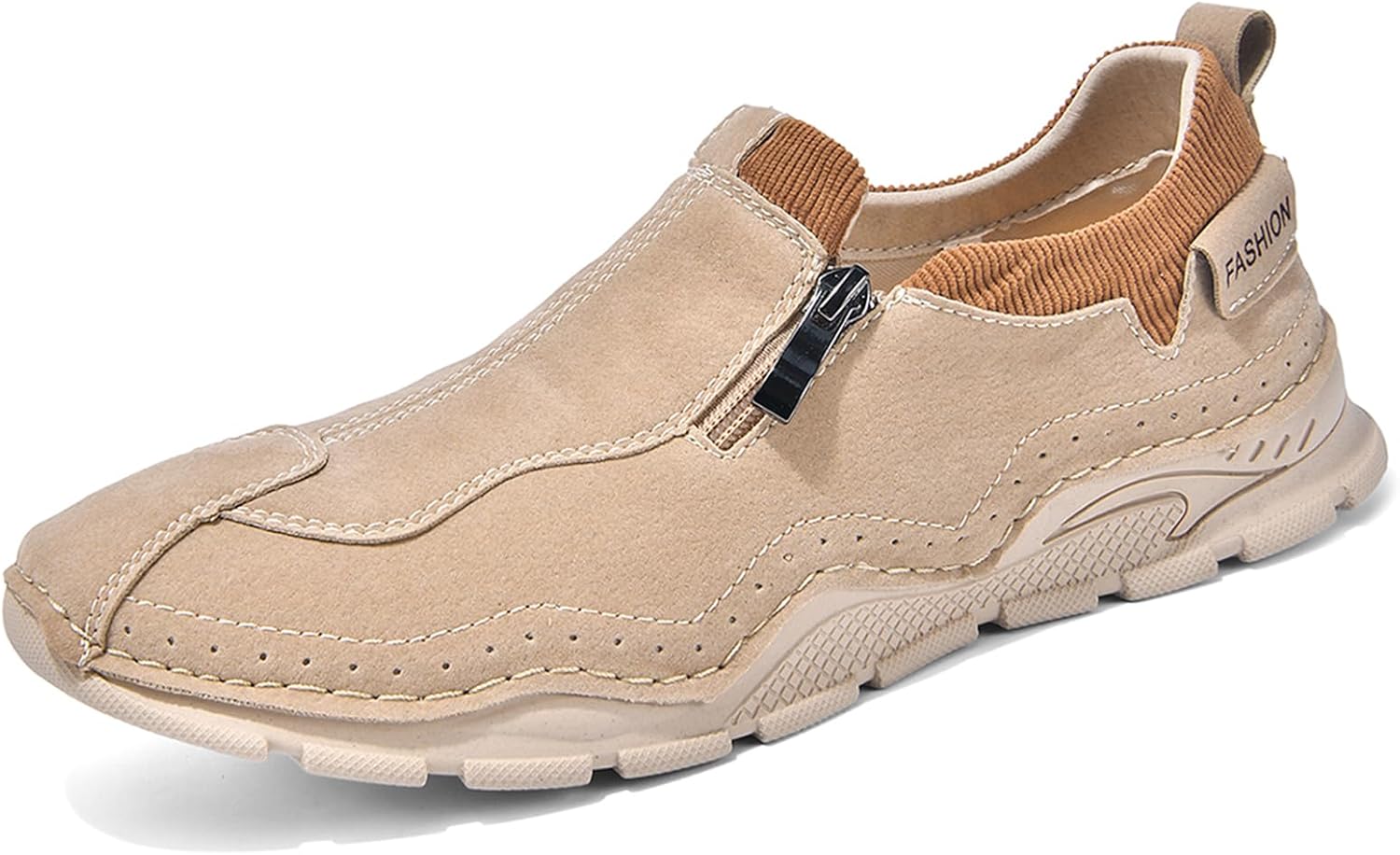 Мужские повседневные лоферы PTNOKA с молнией, удобной поддержкой свода стопы, модные кроссовки для ходьбы, легкие противоскользящие обувь, коричневый
Мужские повседневные лоферы PTNOKA с молнией, удобной поддержкой свода стопы, модные кроссовки для ходьбы, легкие противоскользящие обувь, коричневый