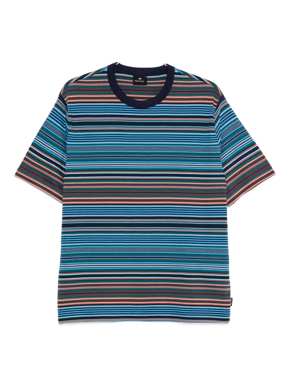 Футболка из хлопка в полоску PS Paul Smith 
Футболка из хлопка в полоску PS Paul Smith