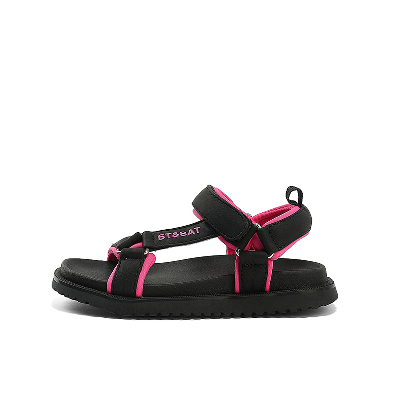 Нескользящие, амортизирующие, износостойкие, дышащие, легкие детские сандалии для детей ST&SAT, черный/розовый/красный
Нескользящие, амортизирующие, износостойкие, дышащие, легкие детские сандалии для детей ST&SAT, черный/розовый/красный