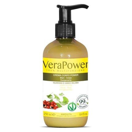 AMOVITA VERAPOWER GUARANAGINKO 250 мл увлажняющий крем для тела
AMOVITA VERAPOWER GUARANAGINKO 250 мл увлажняющий крем для тела