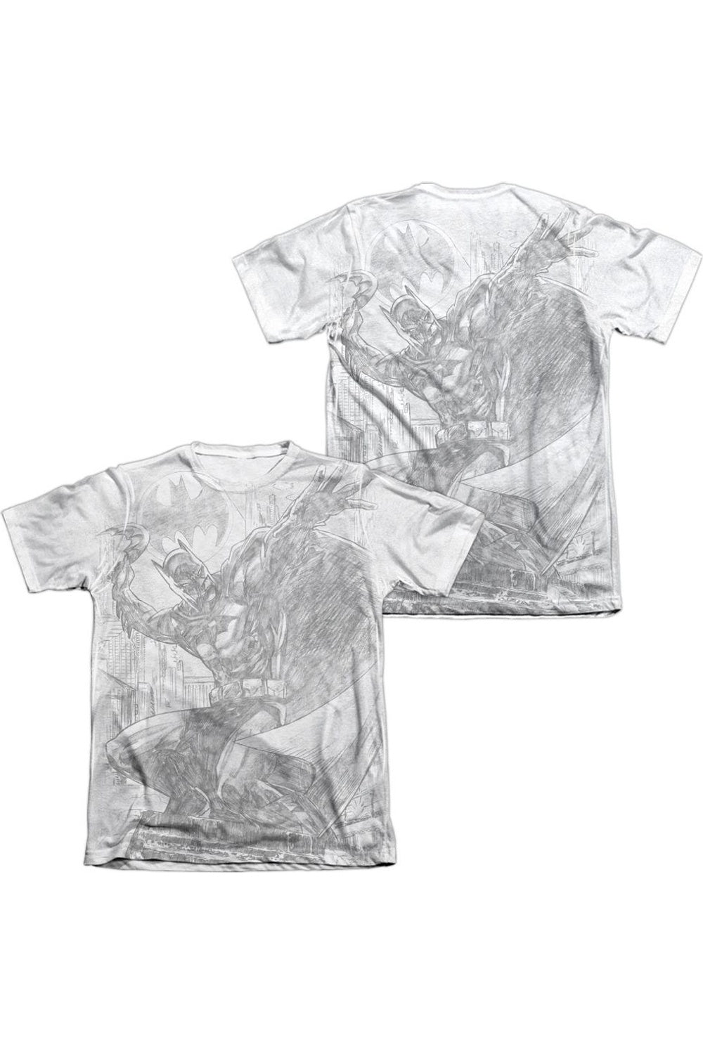 Футболка с коротким рукавом Batman Pencil Batarang Throw (принт спереди/сзади) для взрослых 65/35 поли/хлопок Gildan, белый
Футболка с коротким рукавом Batman Pencil Batarang Throw (принт спереди/сзади) для взрослых 65/35 поли/хлопок Gildan, белый