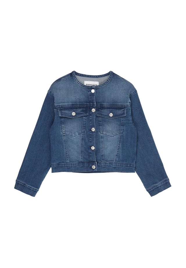 Джинсовая куртка с планкой на пуговицах для детей Manguun, цвет 1 medium wash deni
Джинсовая куртка с планкой на пуговицах для детей Manguun, цвет 1 medium wash deni
