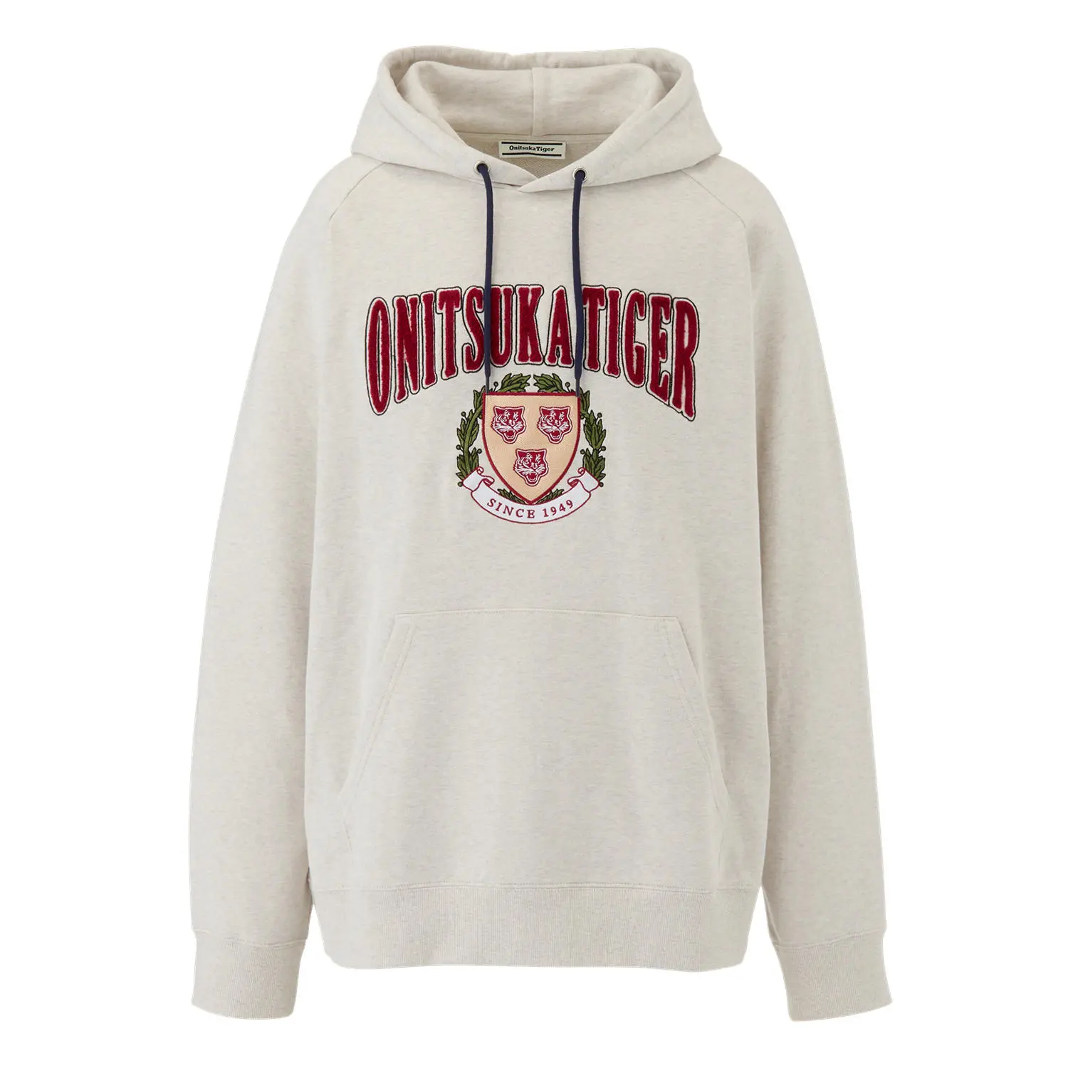 Толстовка с капюшоном унисекс экрю Onitsuka Tiger
Толстовка с капюшоном унисекс экрю Onitsuka Tiger