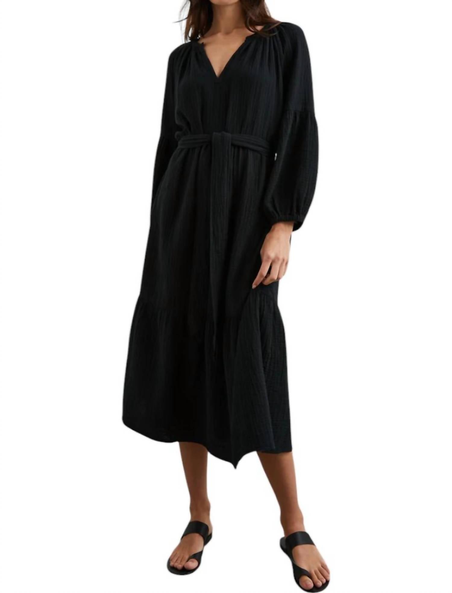 Платье Vittoria черного цвета Rails 
Платье Vittoria черного цвета Rails