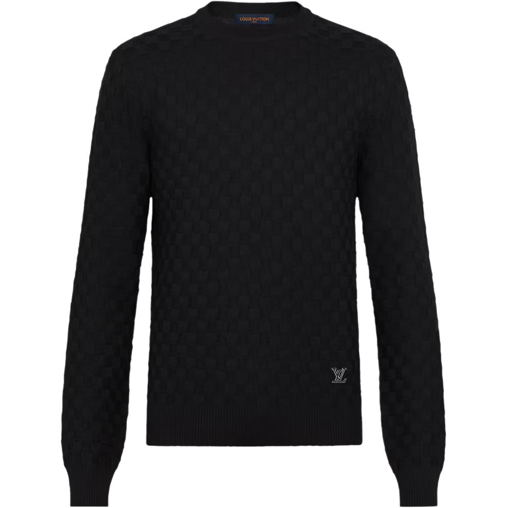 Lv 1AGTCD Damier Signature Crewneck Louis Vuitton, черный
Lv 1AGTCD Damier Signature Crewneck Louis Vuitton, черный