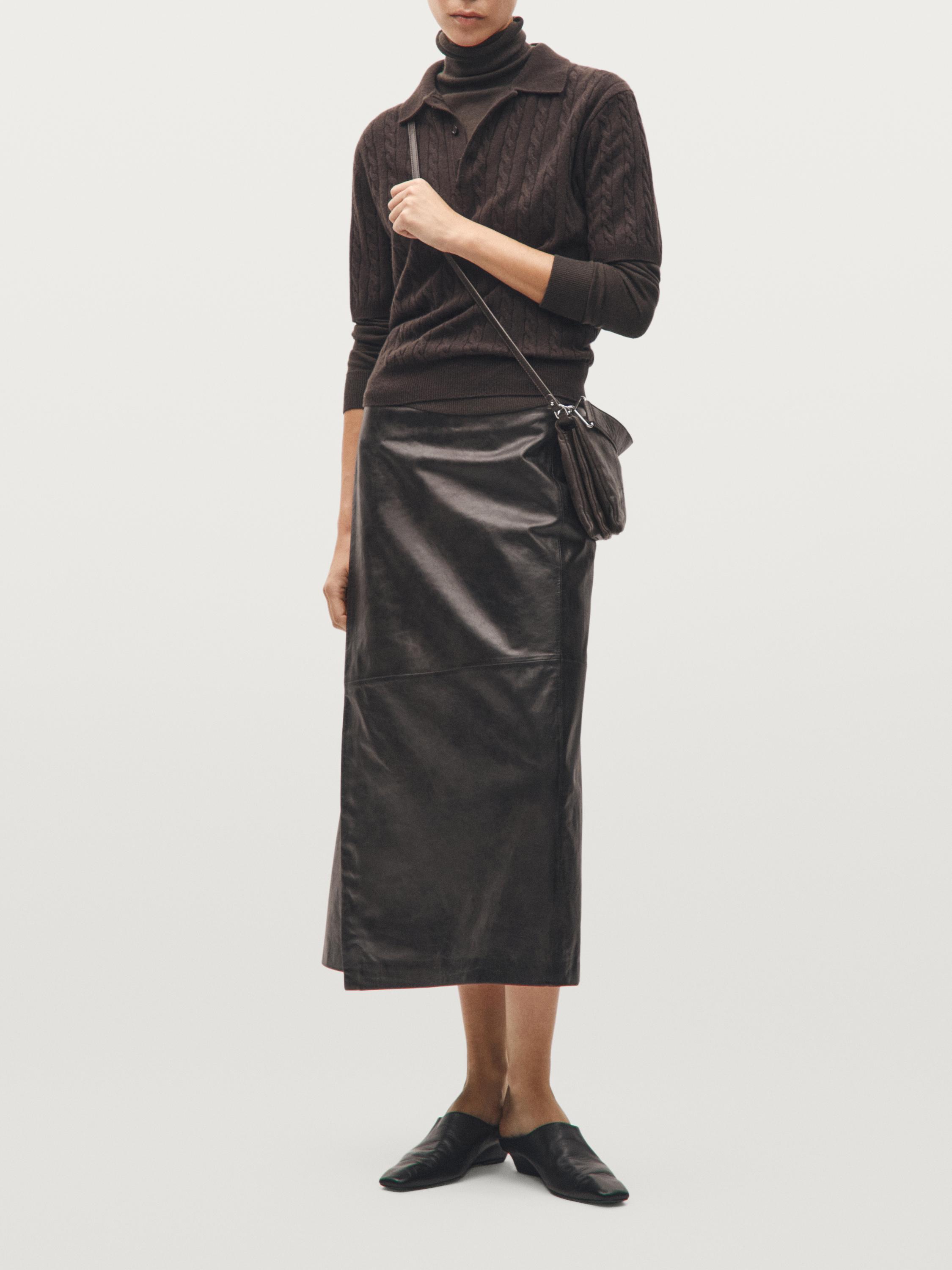 Маленькая сумка из кожи наппа с отделениями Massimo Dutti, коричневый
Маленькая сумка из кожи наппа с отделениями Massimo Dutti, коричневый