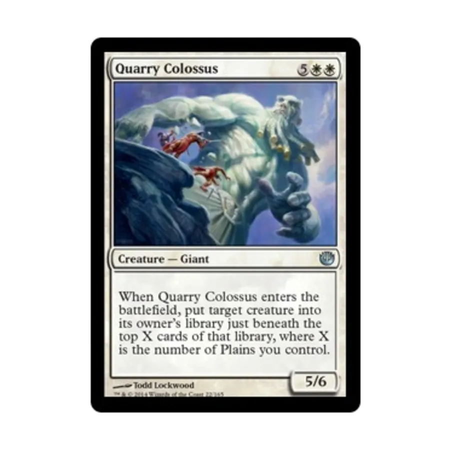 CCG Карьерный Колосс (U), MTG - Journey into Nyx
CCG Карьерный Колосс (U), MTG - Journey into Nyx