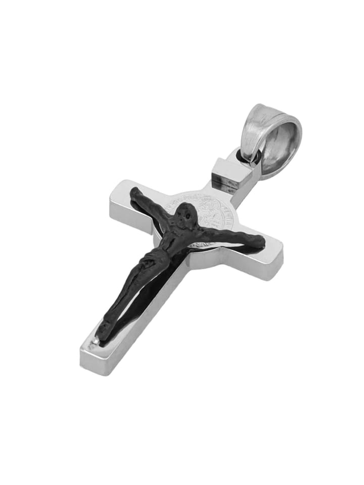 Adeliás Кулон унисекс - крест из нержавеющей стали серебристого цвета
Adeliás Кулон унисекс - крест из нержавеющей стали серебристого цвета