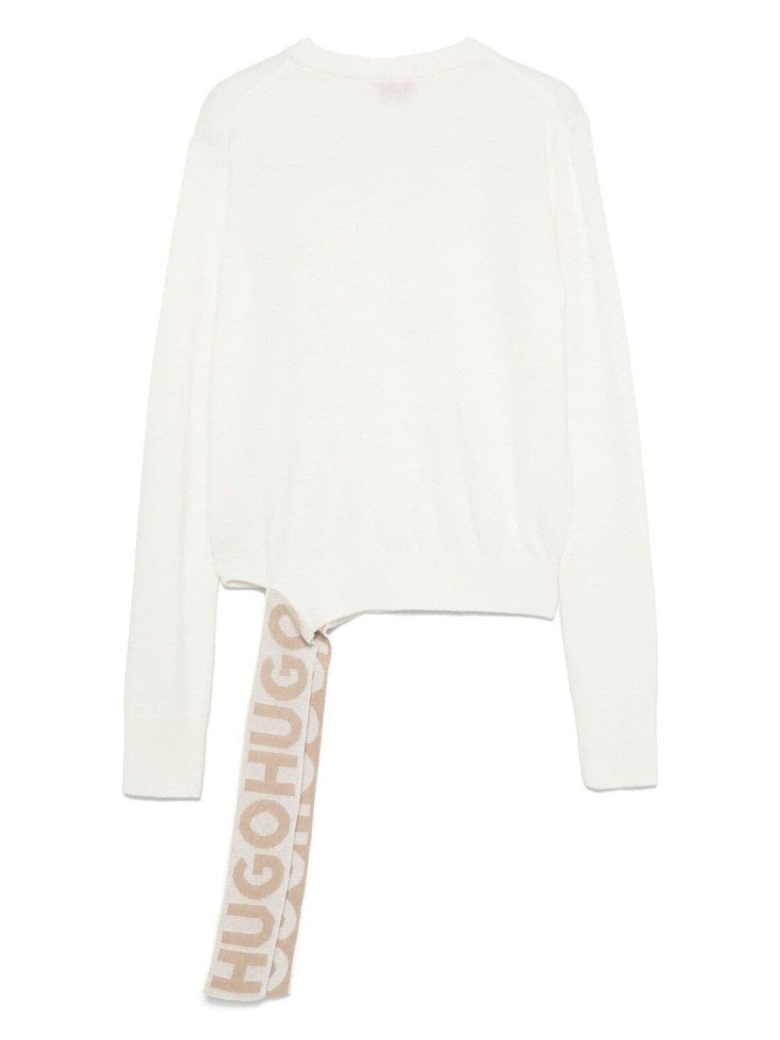HUGO интарсия-логотип свитер, белый
HUGO интарсия-логотип свитер, белый
