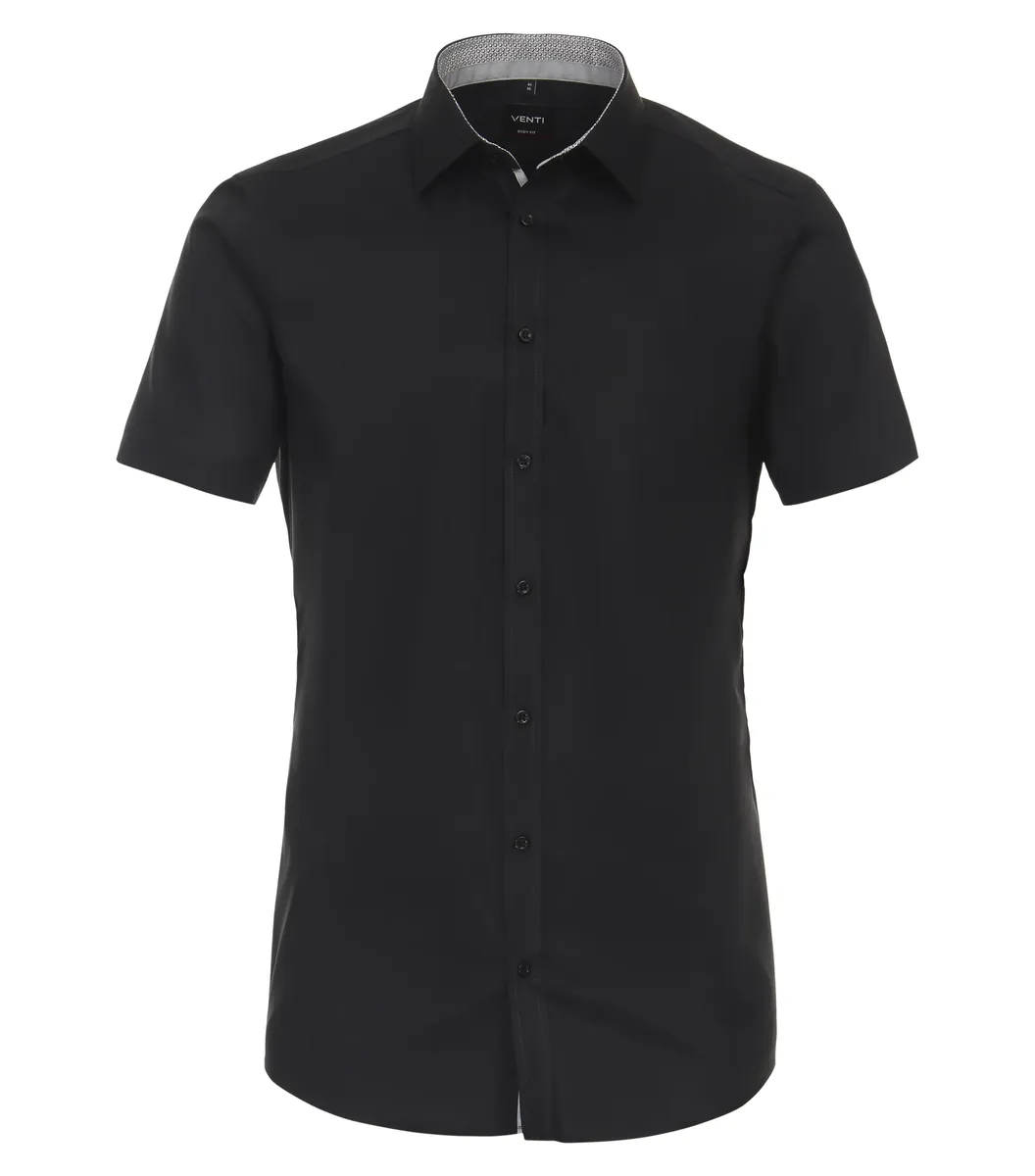 Деловая рубашка VENTI "Деловая рубашка VENTI с коротким рукавом однотонная", черный
Деловая рубашка VENTI "Деловая рубашка VENTI с коротким рукавом однотонная", черный