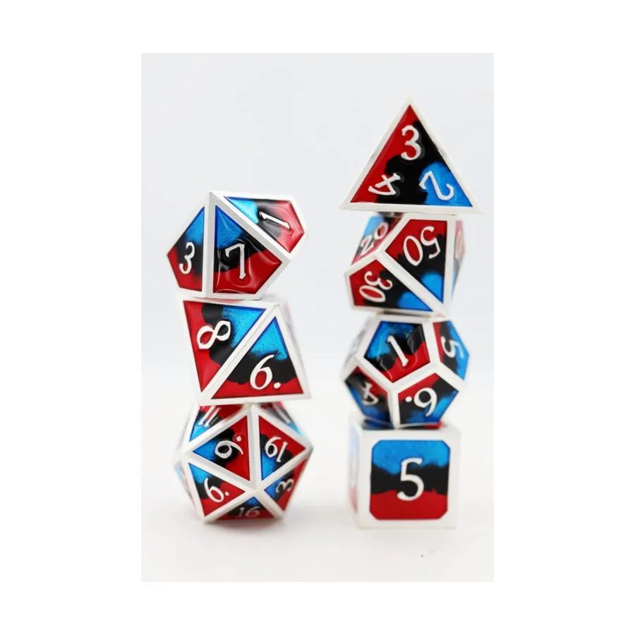 Поли-набор - Вихрь огня и льда (7), Dice Sets - Metal (Foam Brain Games)
Поли-набор - Вихрь огня и льда (7), Dice Sets - Metal (Foam Brain Games)