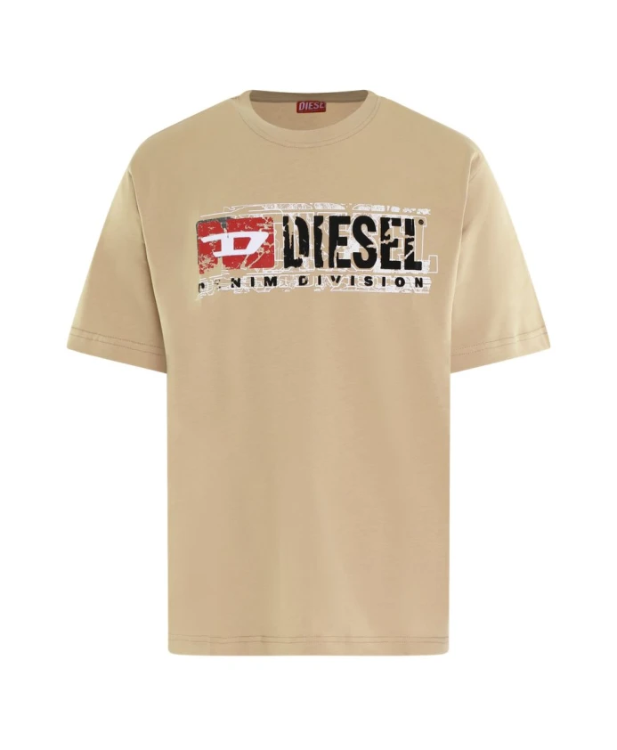 Бежевая футболка t-norm-t6 Diesel, бежевый
Бежевая футболка t-norm-t6 Diesel, бежевый