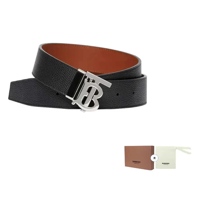 Ремень мужской кожаный Burberry, черный / красный
Ремень мужской кожаный Burberry, черный / красный