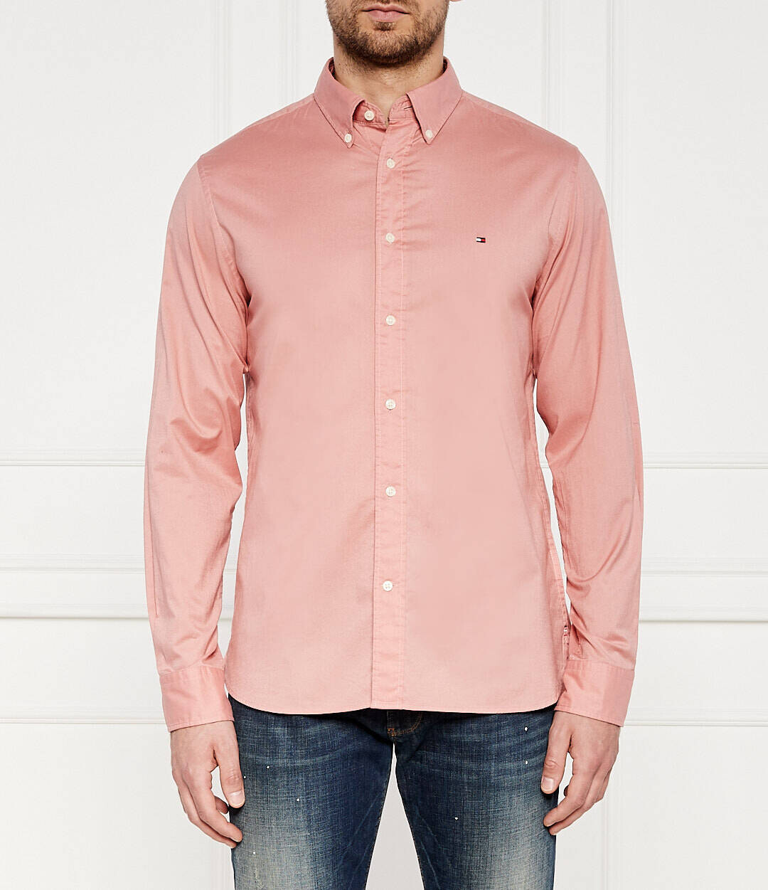 Рубашка Tommy Hilfiger POPLIN Regular Fit, цвет salmone 
Рубашка Tommy Hilfiger POPLIN Regular Fit, цвет salmone