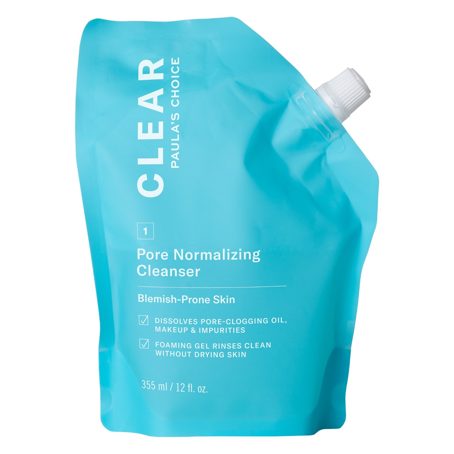 Гель для лица clear pore normalizing cleanser Paulas Choice, объем 355 мл - refill
Гель для лица clear pore normalizing cleanser Paulas Choice, объем 355 мл - refill