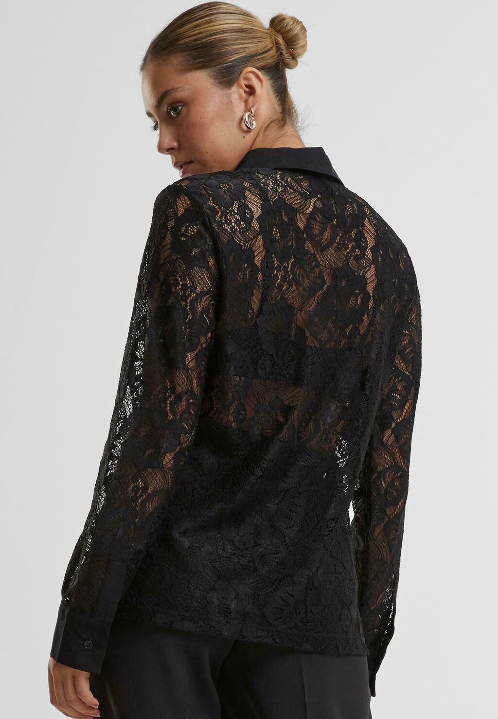 Блузка на пуговицах Urban Classics, черный
Блузка на пуговицах Urban Classics, черный