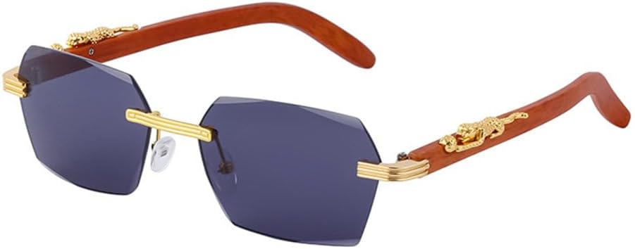 Солнцезащитные очки прямоугольной оправы без дужки для мужчин, деревянная оправа, роскошные квадратные солнцезащитные очки с леопардовым принтом для мужчин LVTFCO, Mtyj139 Black
Солнцезащитные очки прямоугольной оправы без дужки для мужчин, деревянная оправа, роскошные квадратные солнцезащитные очки с леопардовым принтом для мужчин LVTFCO, Mtyj139 Black