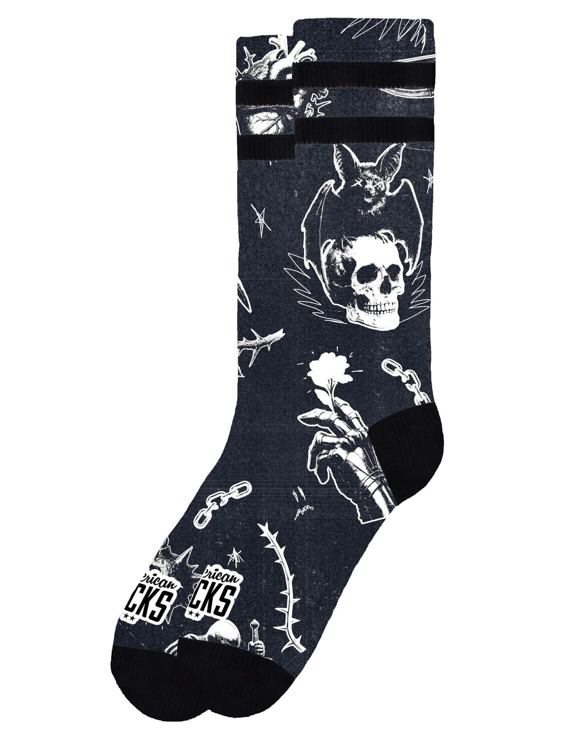 American Socks Носки 'Dark Fantasy' в черном цвете
American Socks Носки 'Dark Fantasy' в черном цвете