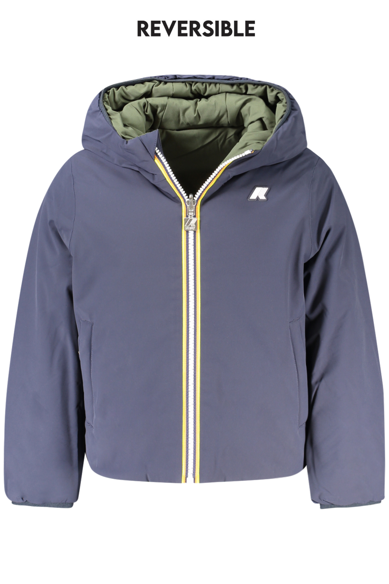 Куртка детская K-Way двусторонняя, синий 
Куртка детская K-Way двусторонняя, синий